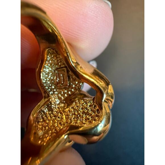 TJ Fallon Jewelry Turquoise & Rhinestone Cluster Ring Size 6 - Picture 3 of 6